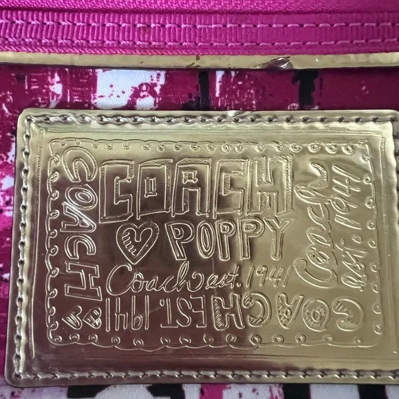 SOLD Coach Poppy Graffiti Graphic Tote Bag - Picture 2 of 13